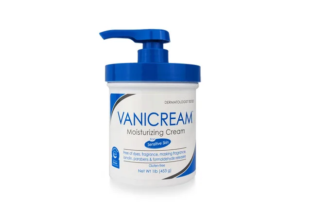 Vanicream Moisturizing Skin Cream 16 oz jar with pump for sensitive and eczema-prone skin