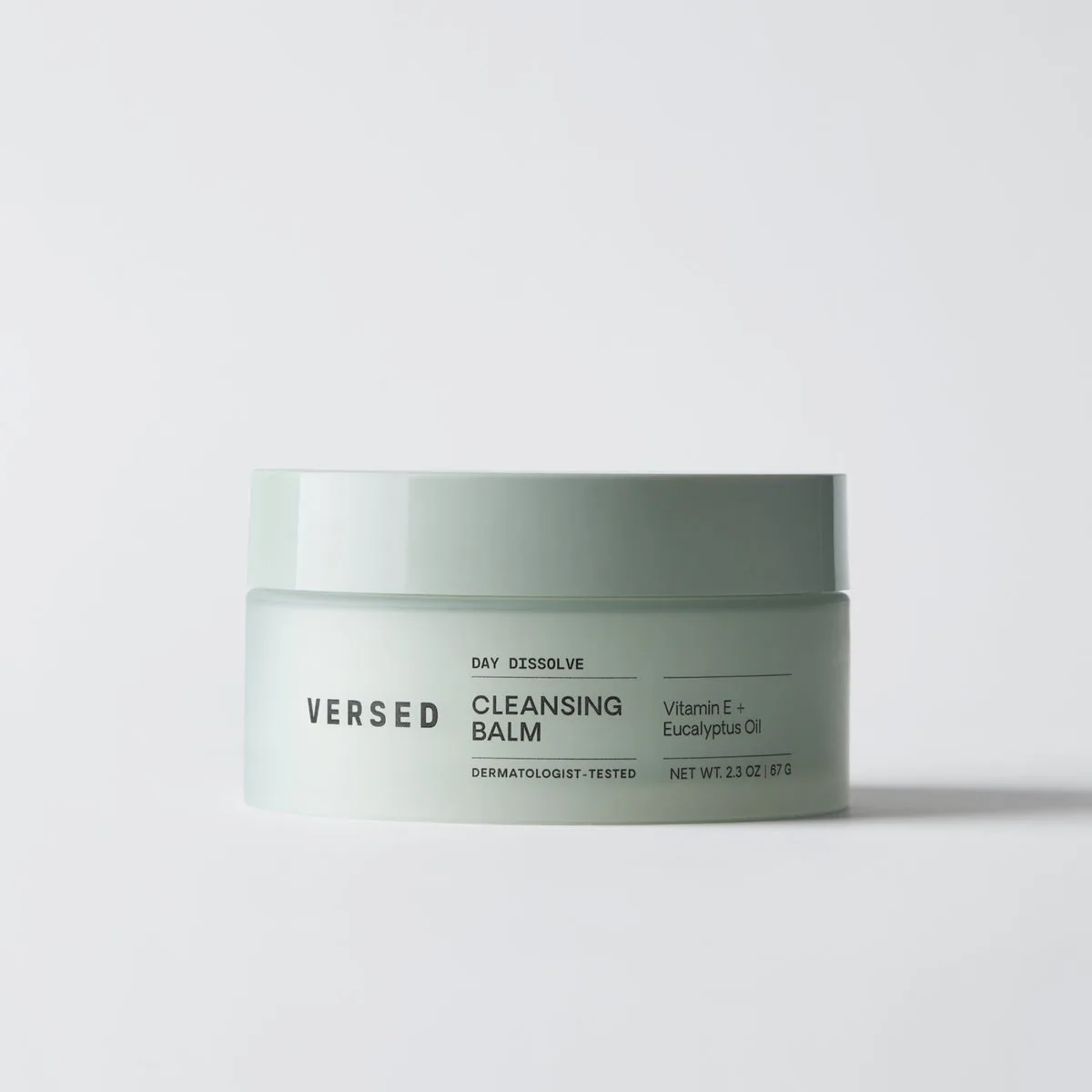 Versed Day Dissolve Cleansing Balm jar with oil-based makeup removing balm