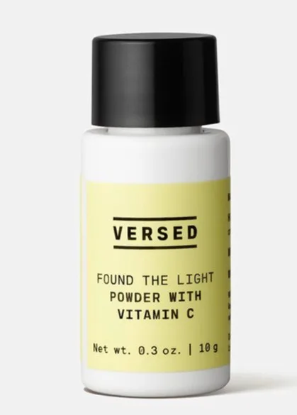 Versed Found the Light Vitamin C Powder 0.3 oz jar on a plain background