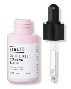 Versed On the Rise Firming Serum 1 fl oz glass dropper bottle on a plain background
