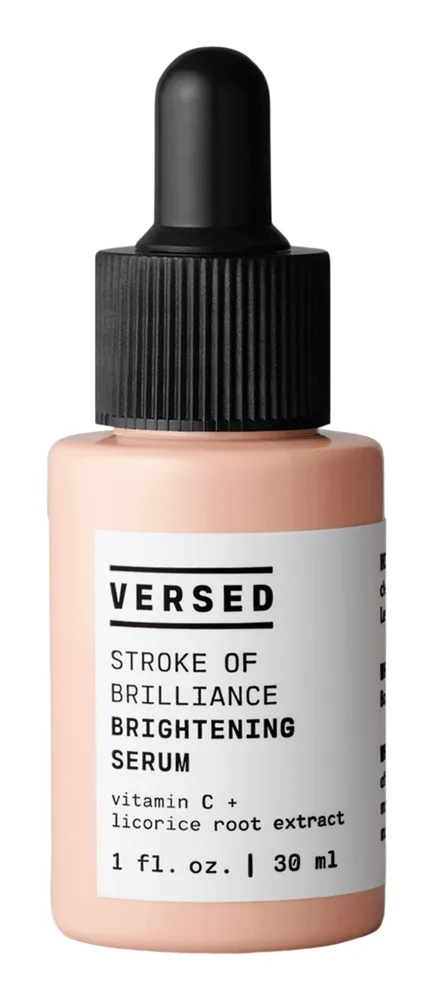 Versed Stroke of Brilliance Brightening Serum 30ml frosted glass bottle with dropper