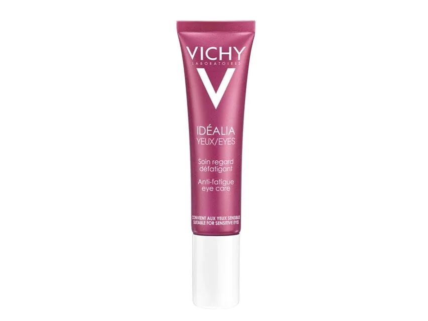 Vichy Idéalia Eyes brightening eye cream tube with silicone applicator tip
