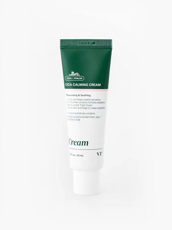 VT Cosmetics Cica Calming Cream 150ml green jar