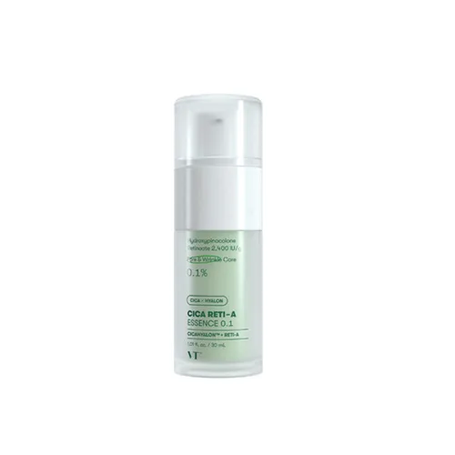 VT Cosmetics Cica Reti-A Essence 0.05 50ml frosted glass bottle