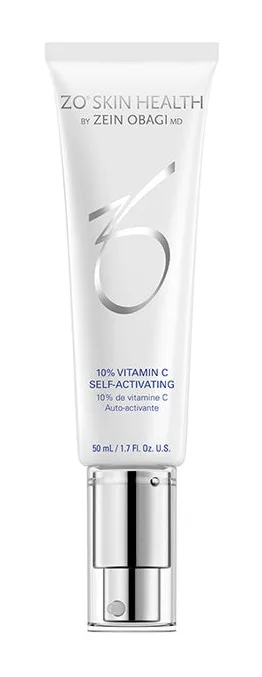ZO Skin Health 10% Vitamin C Self-Activating glass dropper bottle