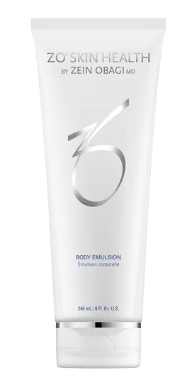 ZO Skin Health Body Emulsion pump bottle